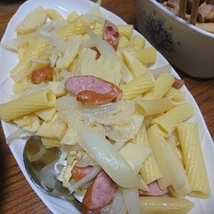 筍と新タマネギのパスタ